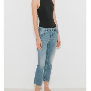 Iro Freya Cropped Flare Jeans Size 28